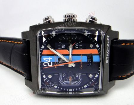 Tag Heuer Monaco 24 Chronograph All Black Watch Tag Heuer Monaco Quartz Movement